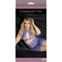 Fishnet Halter Top & High Waisted Skirt Cobalt XL Packaging Box - Royal Sins
