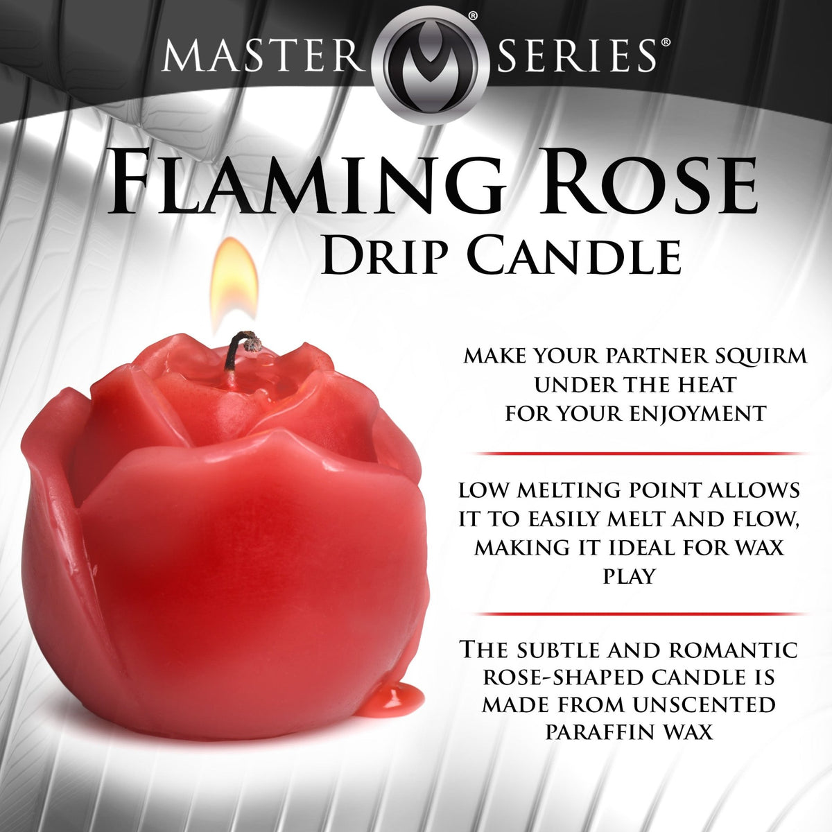 Flaming Rose Drip Candle - Royal Sins