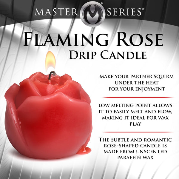 Flaming Rose Drip Candle - Royal Sins