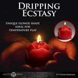 Flaming Rose Drip Candle - Royal Sins