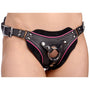 Flamingo Low Rise Strap On Harness - Royal Sins