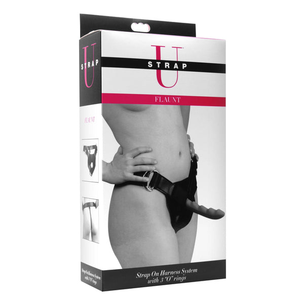 Flaunt Heavy Duty Strap On Harness System - Royal Sins