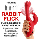 Flicking Silicone Rabbit Vibrator - Royal Sins