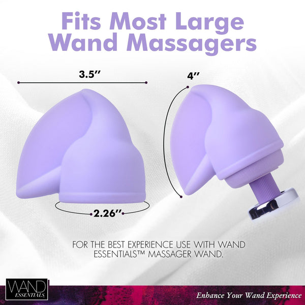 Flutter Tip Silicone Wand Attachment - Royal Sins