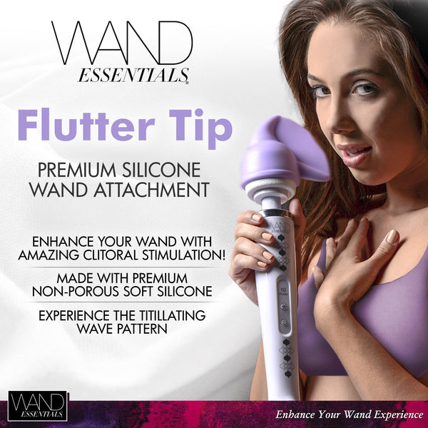 Flutter Tip Silicone Wand Attachment - Royal Sins