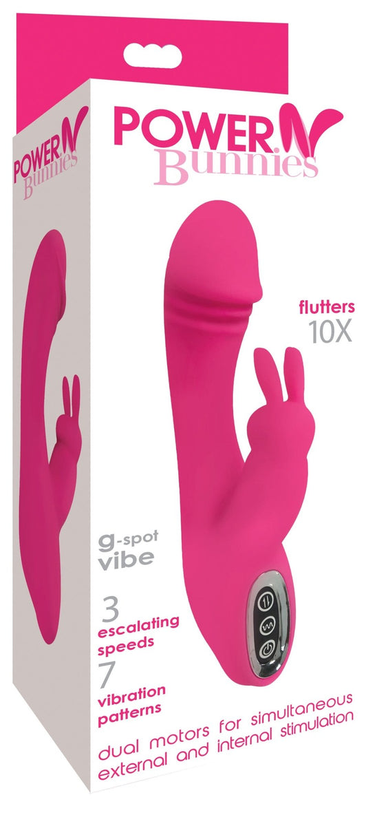 Flutters 10X G - Spot Rabbit Silicone Vibrator - Royal Sins