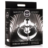 Forced Spread Stainless Steel Anal Explorer - Royal Sins