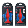 Forto F - 11 Lungo Silicone Anal Plug Medium Red - Royal Sins