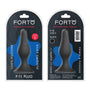 Forto F - 11 Lungo Silicone Anal Plug Small Black - Royal Sins