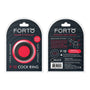 Forto F - 12 Liquid Silicone Cockring 35mm Black - Royal Sins