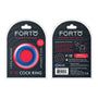 Forto F - 12 Liquid Silicone Cockring 35mm Blue - Royal Sins