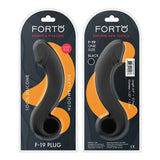 Forto F - 19 Silicone Anal Plug Black - Royal Sins