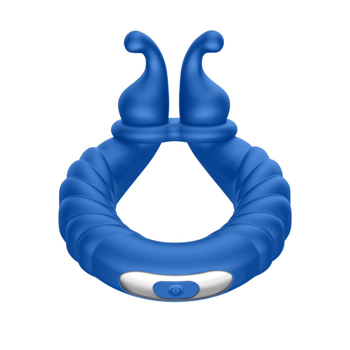 FORTO F - 24 Textured Vibrating C - Ring - Blue - Royal Sins