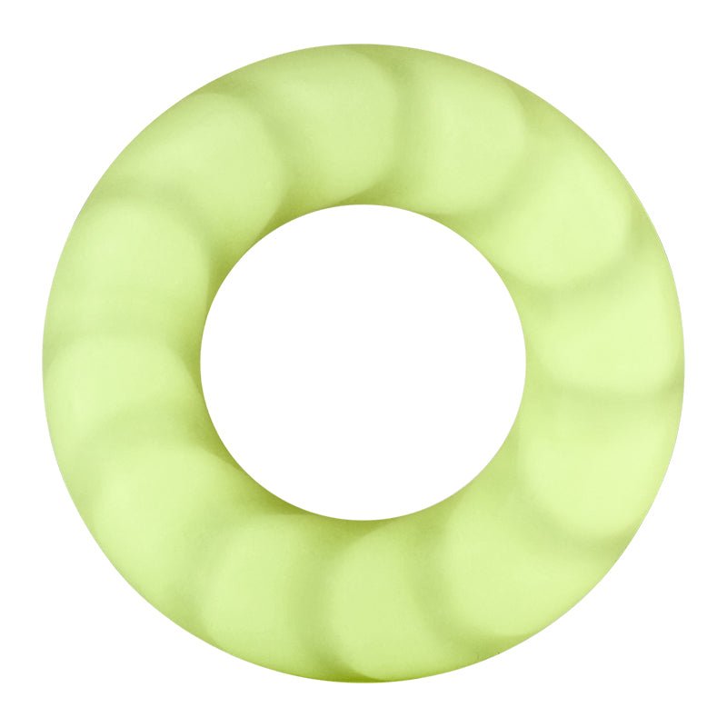 Forto F - 25 Liquid Silicone Cockring 23mm Glow - Royal Sins