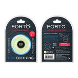 Forto F - 33 Liquid Silicone Cockring Large Glow - Royal Sins