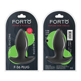 Forto F - 36 Silicone T - Plug Black - Royal Sins