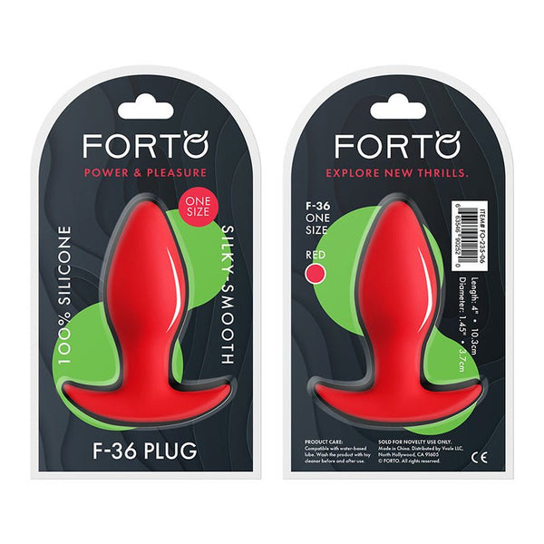 Forto F - 36 Silicone T - Plug Red - Royal Sins