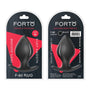 Forto F - 60 Spade Silicone Anal Plug Medium Black - Royal Sins