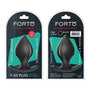 Forto F - 63 Rattler Spade Silicone Anal Plug Medium Black - Royal Sins