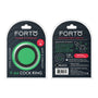 Forto F - 64 Wide Liquid Silicone Cockring Medium Black - Royal Sins