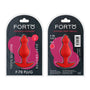 Forto F - 78 Pointee Silicone Anal Plug Small Red - Royal Sins