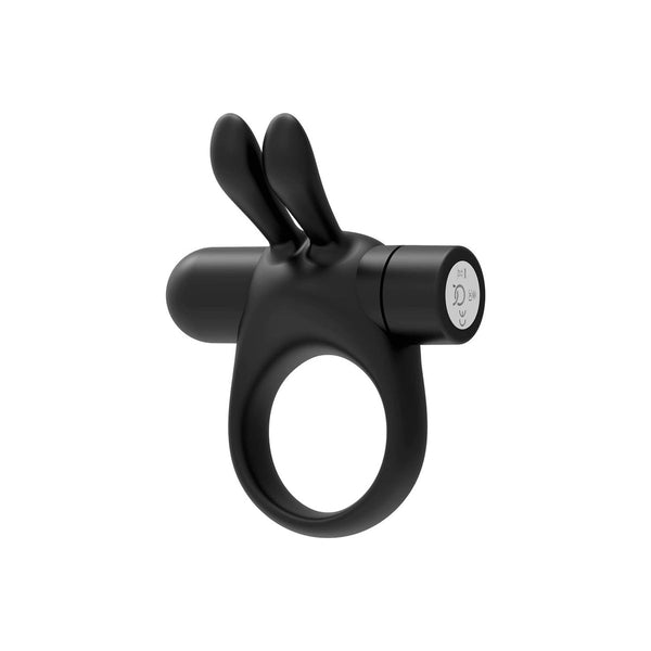 FORTO Vibrating Bunny C - Ring - Black - Royal Sins