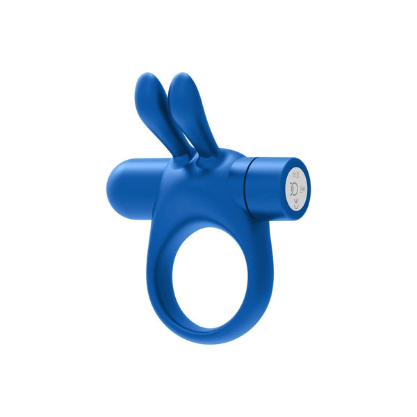 FORTO Vibrating Bunny C - Ring - Blue - Royal Sins