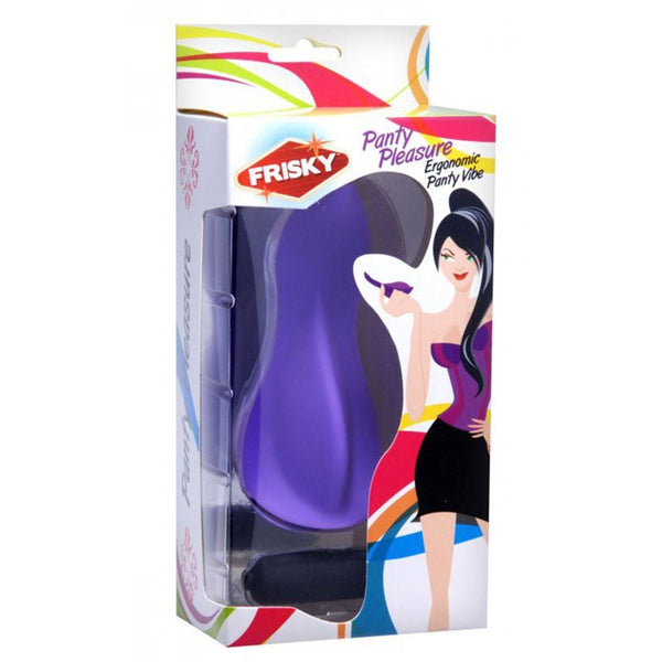 Frisky Panty Pleasure Ergonomic Vibe - Royal Sins
