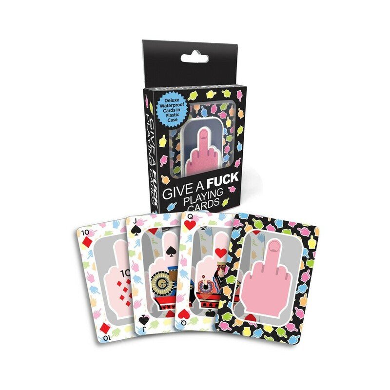 FU Middle Finger Waterproof Playing Cards - Royal Sins