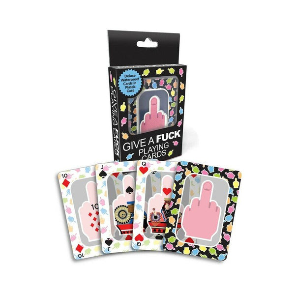 FU Middle Finger Waterproof Playing Cards - Royal Sins