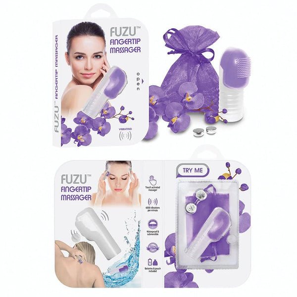 Fuzu Vibrating Fingertip Massager Neon Purple - Royal Sins