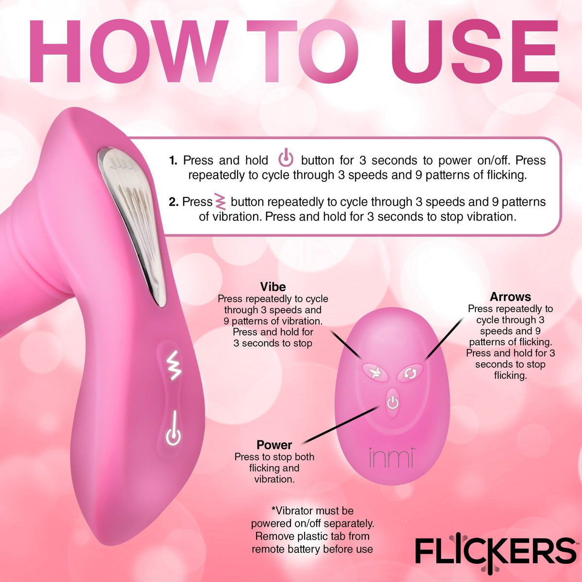 G - Flick G - Spot Flicking Silicone Vibrator with Remote - Royal Sins