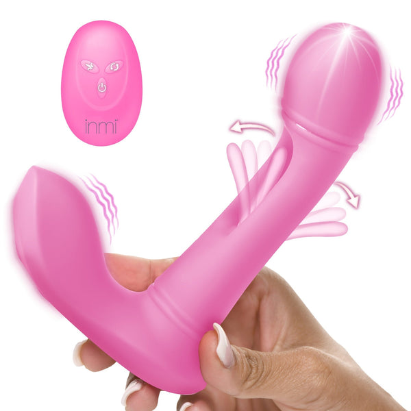 G - Flick G - Spot Flicking Silicone Vibrator with Remote - Royal Sins