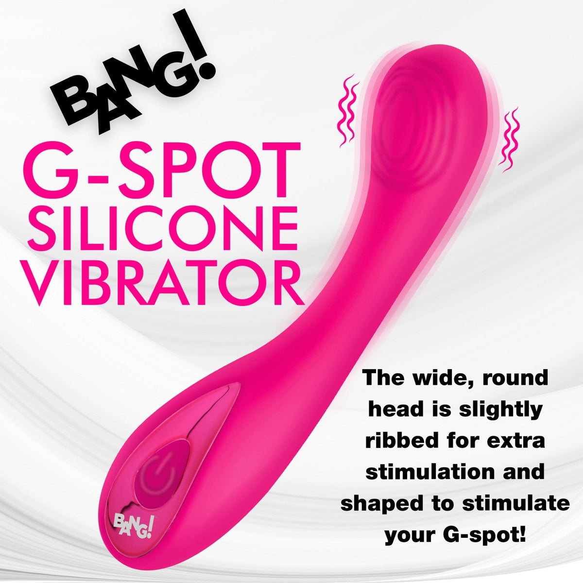 G - Spot Silicone Vibrator - Pink - Royal Sins