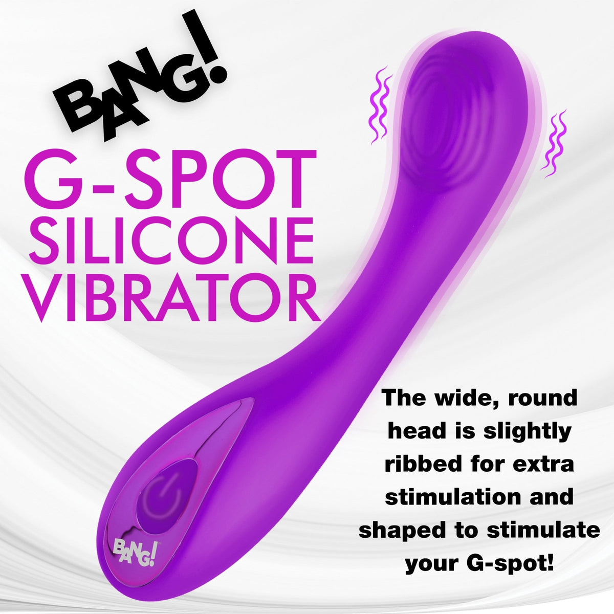 G - Spot Silicone Vibrator - Purple - Royal Sins