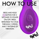 G - Spot Silicone Vibrator - Purple - Royal Sins