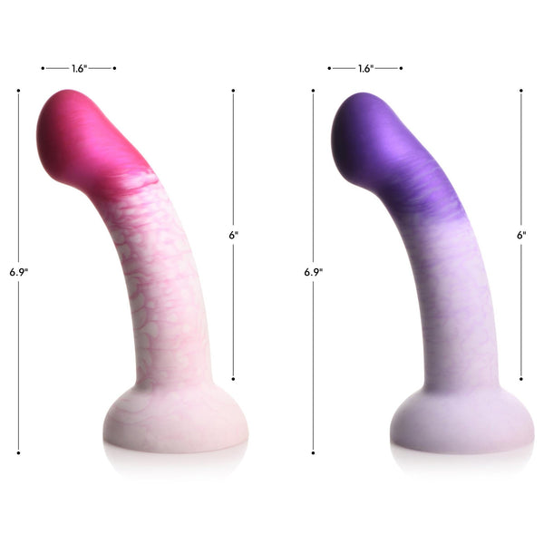 G - Swirl G - Spot Silicone Dildo - Pink - Royal Sins