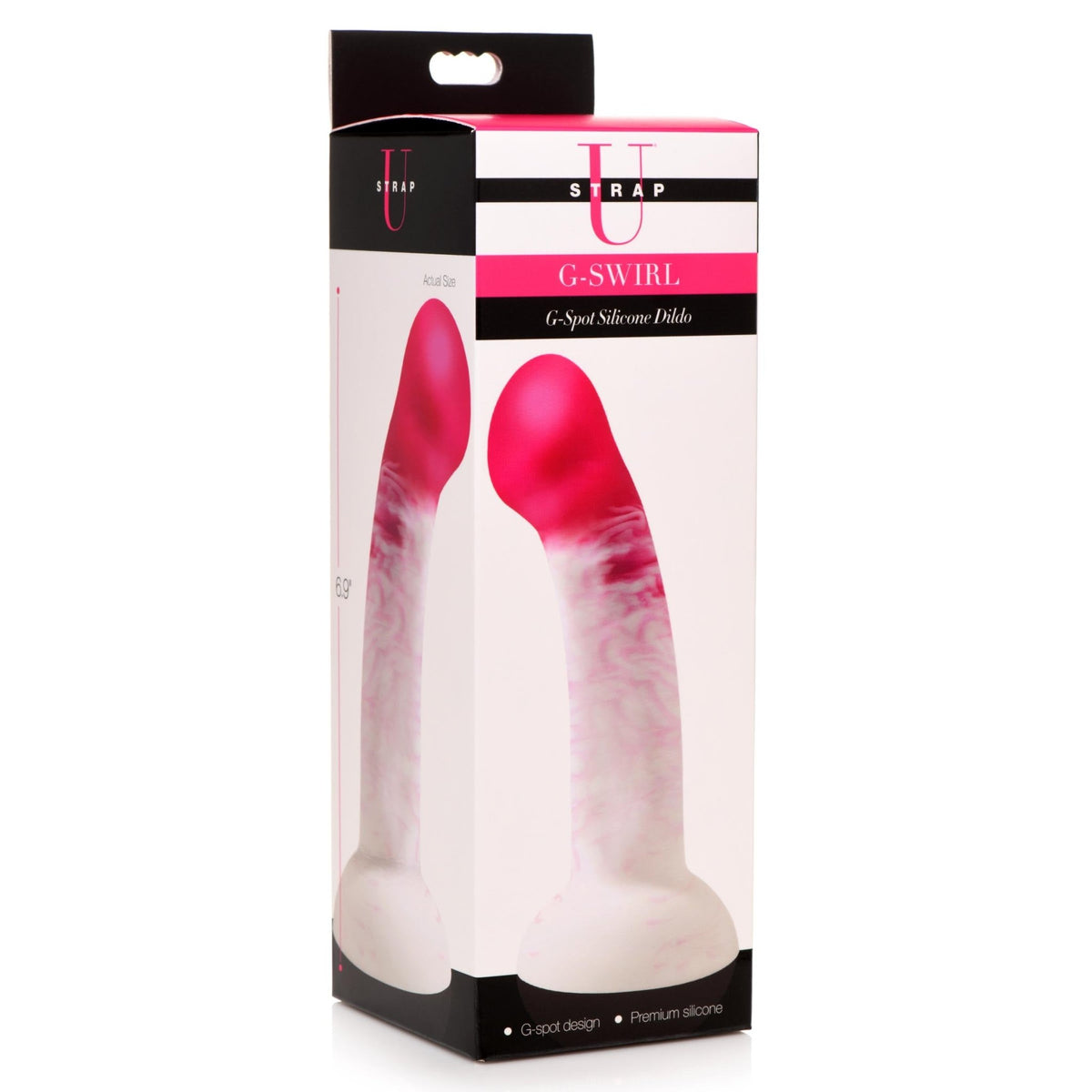 G - Swirl G - Spot Silicone Dildo - Pink - Royal Sins