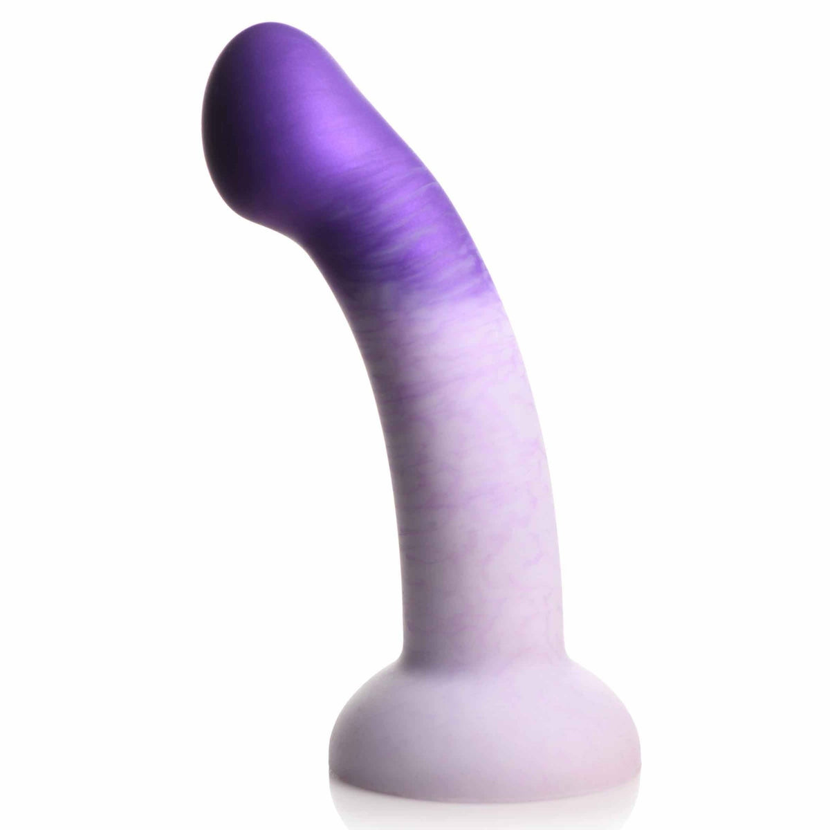 G - Swirl G - Spot Silicone Dildo - Purple - Royal Sins