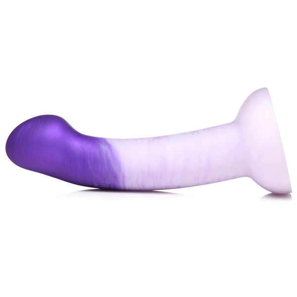 G - Swirl G - Spot Silicone Dildo - Purple - Royal Sins