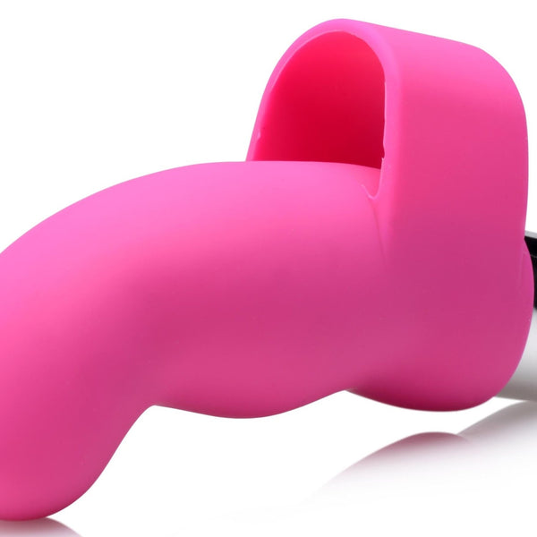 G - Thrill Silicone Finger Vibe - Magenta - Royal Sins