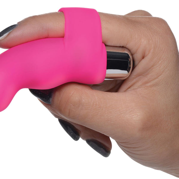 G - Thrill Silicone Finger Vibe - Magenta - Royal Sins