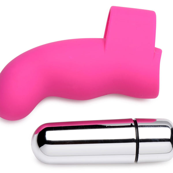 G - Thrill Silicone Finger Vibe - Magenta - Royal Sins