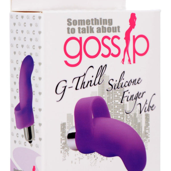 G - Thrill Silicone Finger Vibe - Purple - Royal Sins