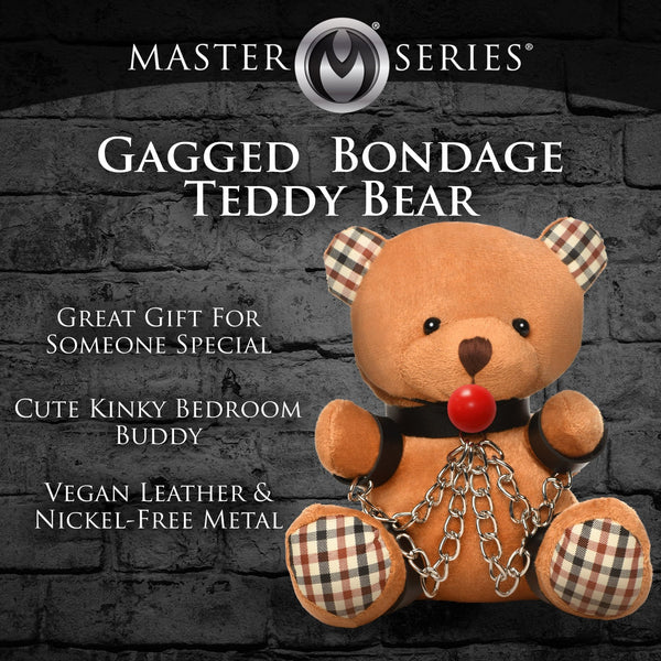 Gagged Bondage Teddy Bear - Royal Sins