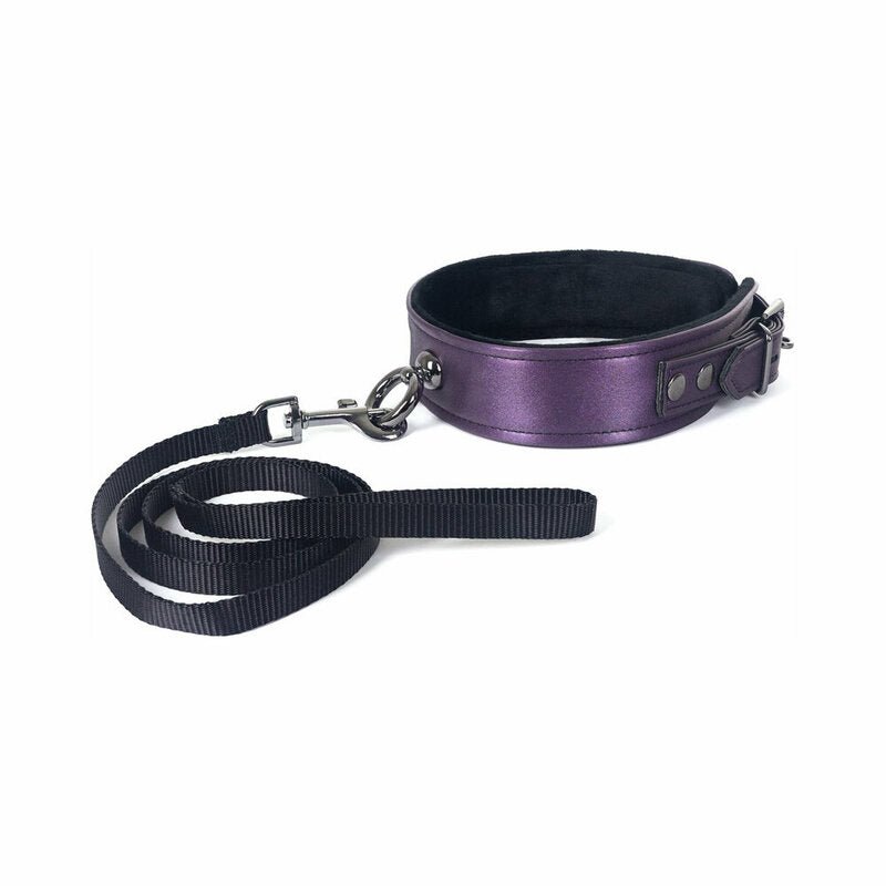Galaxy Legend Collar and Leash Purple - Royal Sins