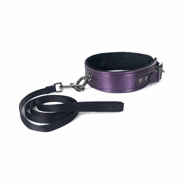 Galaxy Legend Collar and Leash Purple - Royal Sins
