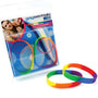 Gaysentials Rainbow Silicone Bracelet Set - Royal Sins