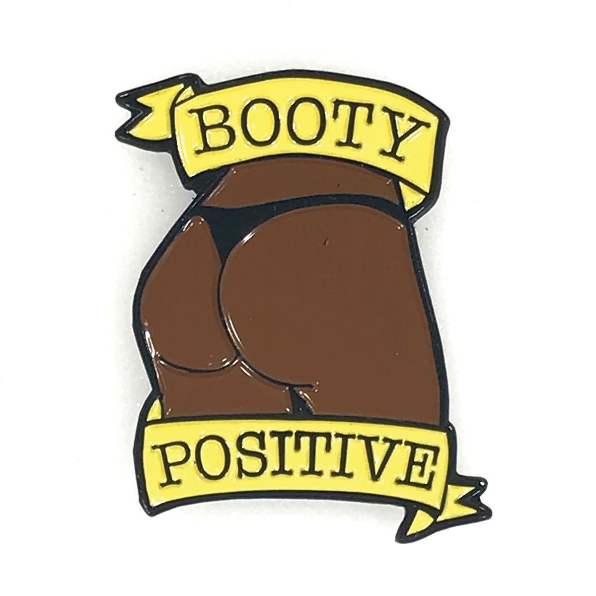 Geeky & Kinky Booty Positive Chocolate Dark Pin - Royal Sins