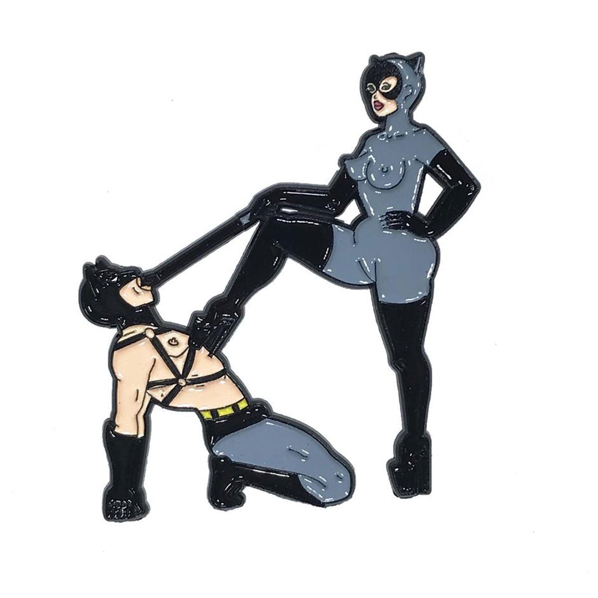 Geeky & Kinky Cat and Bat Pin - Royal Sins